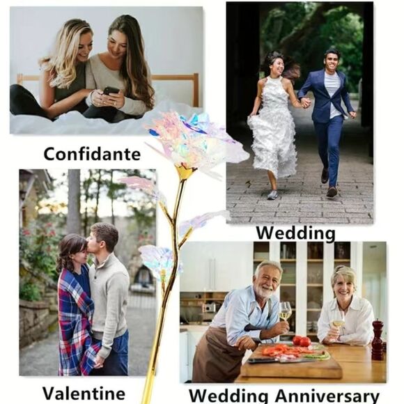 1pc Immortal Golden Roses, A Perfect Gift For Your Love - Picture 6 of 10